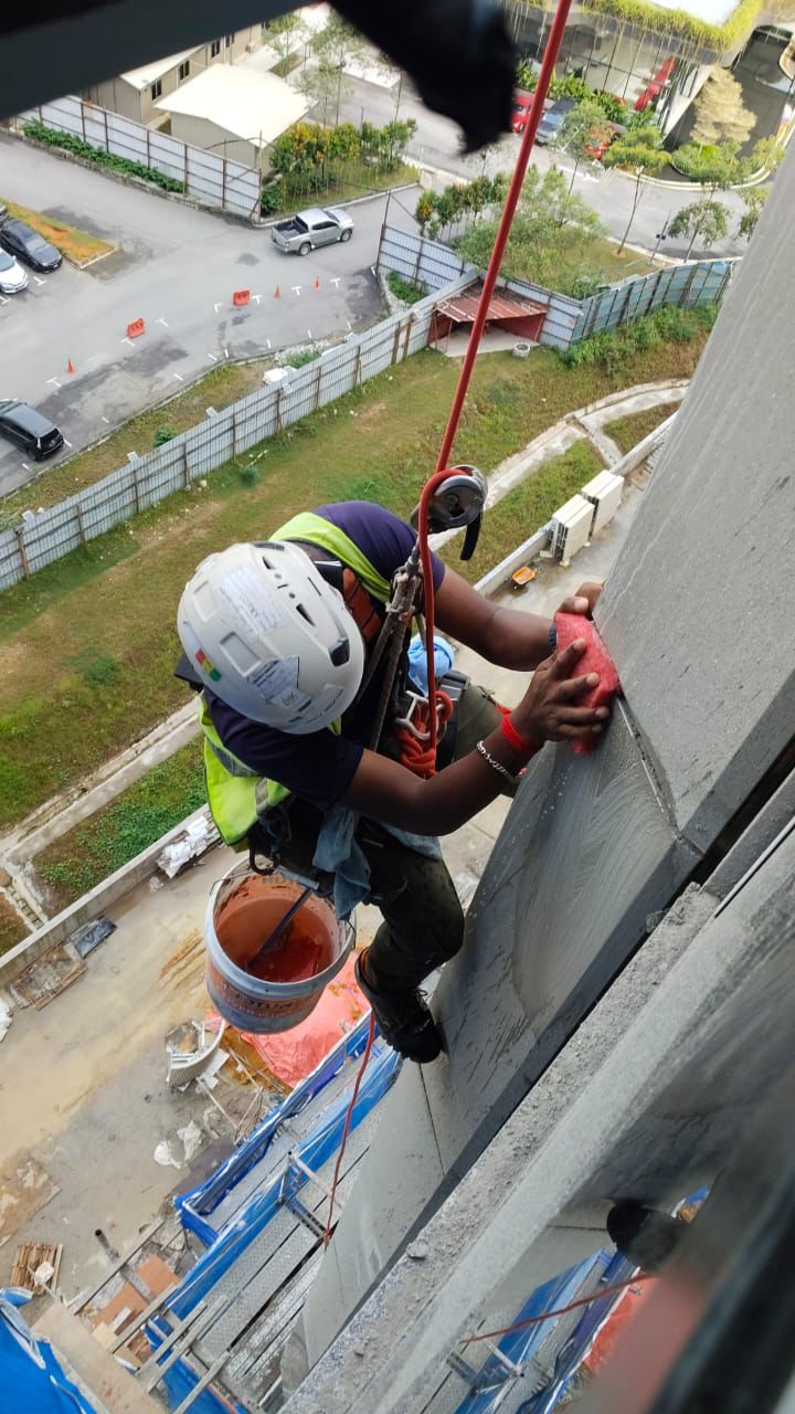 Building facade work 10